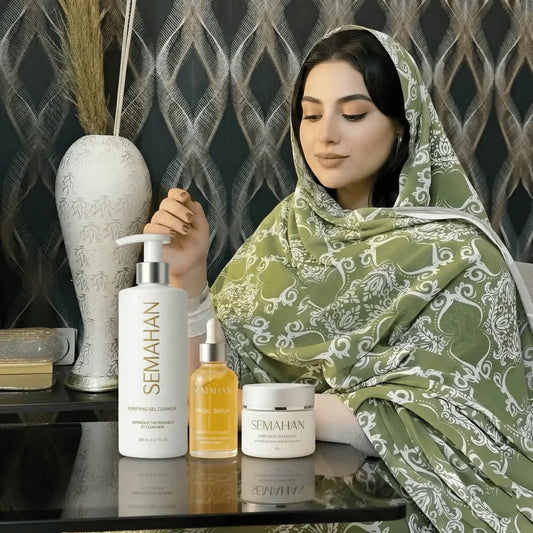 SEMAHAN – PACK ÉCLAT VISAGE (Sérum + Gel + Crème) 3 PCS